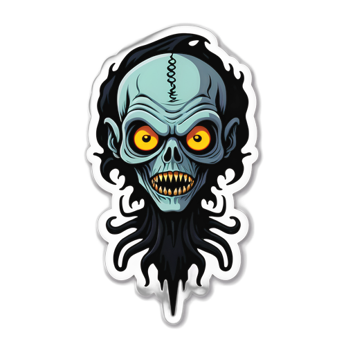 Mystický Vecna nálepka