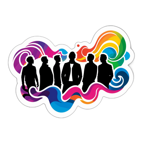 Autocolant tematic muzical Coldplay