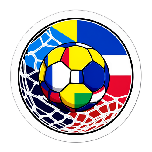 Stiker Bola Sepak Ukraine vs Perancis