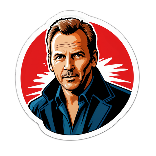 Kevin Costner Sticker