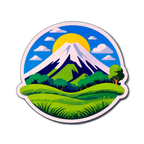 青空銀行設立記念ステッカー
