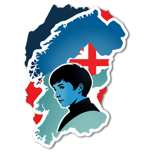 Minimalist klistremerke av Ine Eriksen Søreide