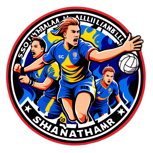Storhamar håndball actionsticker