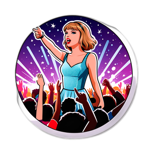 Illustration d'un concert de Taylor Swift