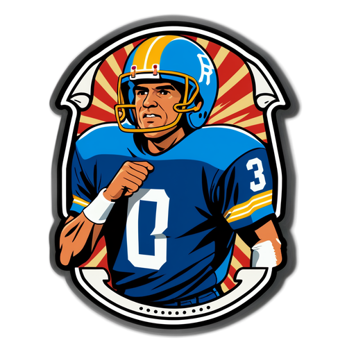 Retro Tarzı Reggie Walsh Sticker