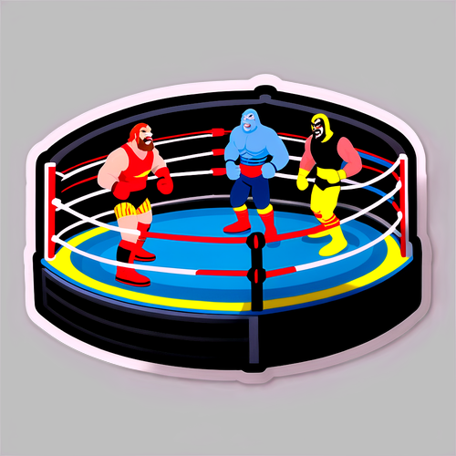 Mga Kartoon na Mamalakasan sa Wrestling Ring