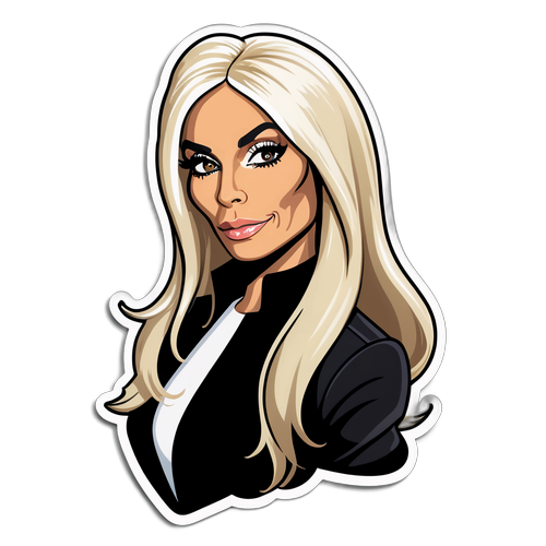 Crea un adesivo con Donatella di Grande Fratello