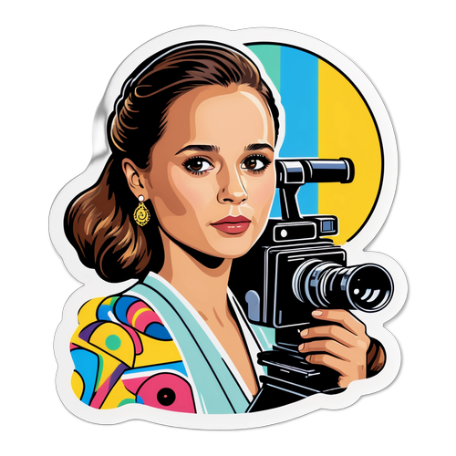 Färgglad illustration av Alicia Vikander