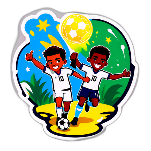 Karakter Ceria Tae Cera dan Fortaleza dalam Pertandingan Sepak Bola