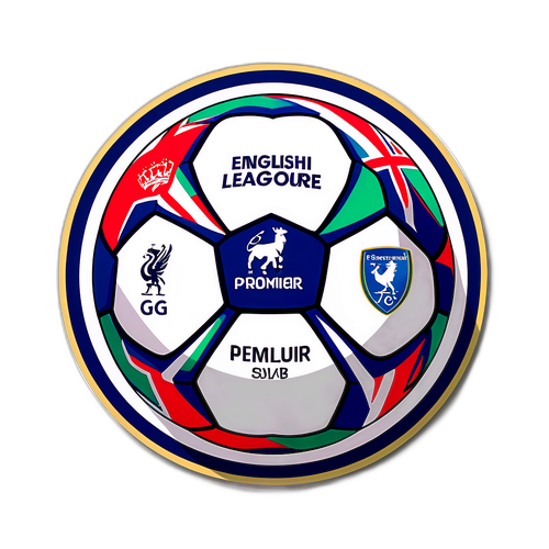 Bola Sepak dengan Desain Pemain Teratas Premier League