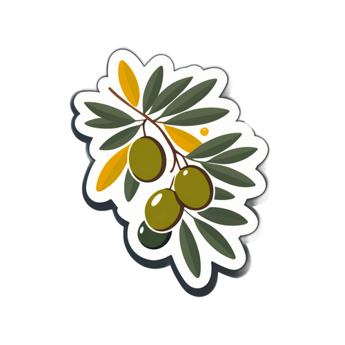 Zeytin Dalı ve Yaprakları