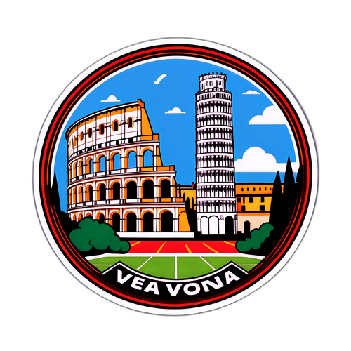 Muonekano wa kihistoria wa Verona na picha ya mpira wa miguu