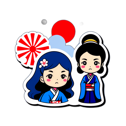 传统与现代的冲突：日本政治家庭插图