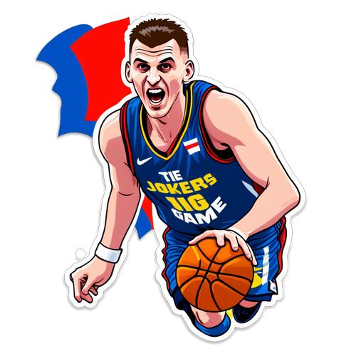 Oplev Den Sjove Spils Magi: Nikola Jokic Dribler i Serbisk Stil!