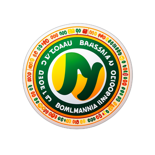 Adesivo com Símbolos de Sorte da Lotomania