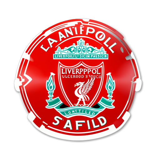 Sticker ya Uwanja wa Anfield