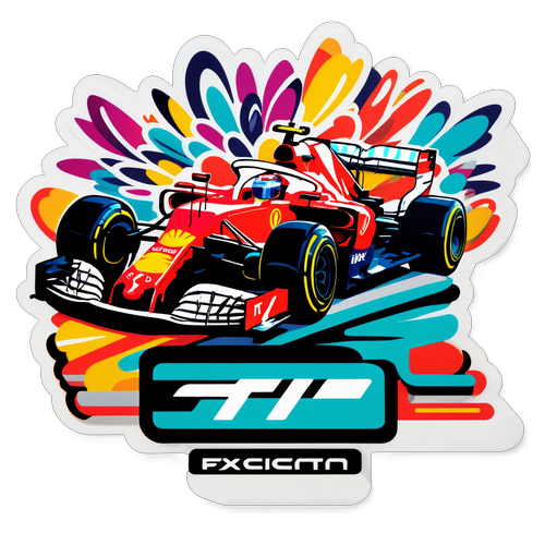Návrh samolepek F1 TV