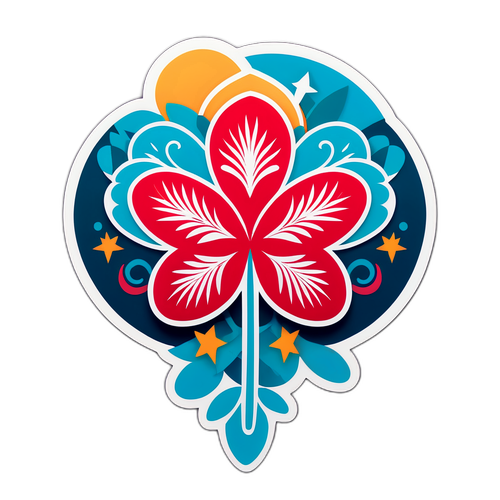 Oya Başar'ın Renklerinde Yaprak Tasarımı