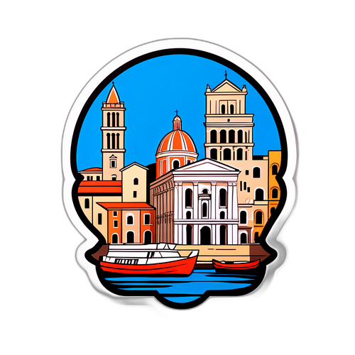 Stylisierte Landmarke von Bari