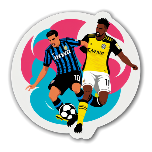 Adesivo Dinamico di Calcio - Inter Miami vs Columbus Crew