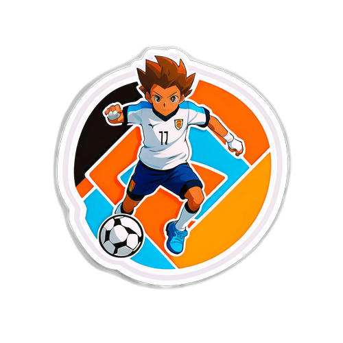 Sticker Inazuma Eleven - Équipement sportif futuriste
