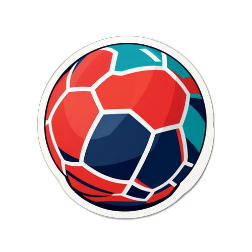 Minimalist fotballklistremerke for Nettavisen