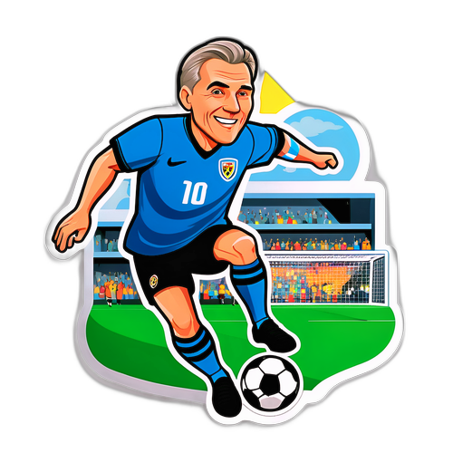 Sticker cu tema fotbal