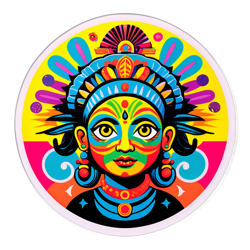 Färgglad sticker med Kulturkanon