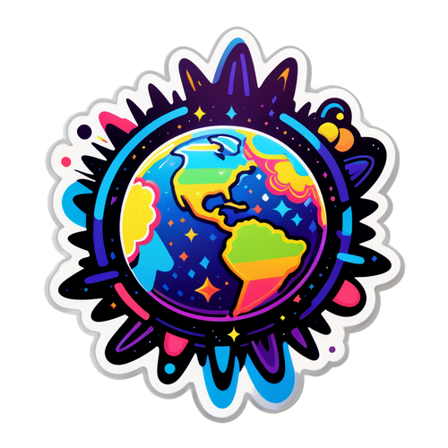 Sticker Retro di Planet Funk