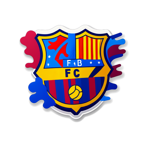 Stiker Emblem FC Barcelona