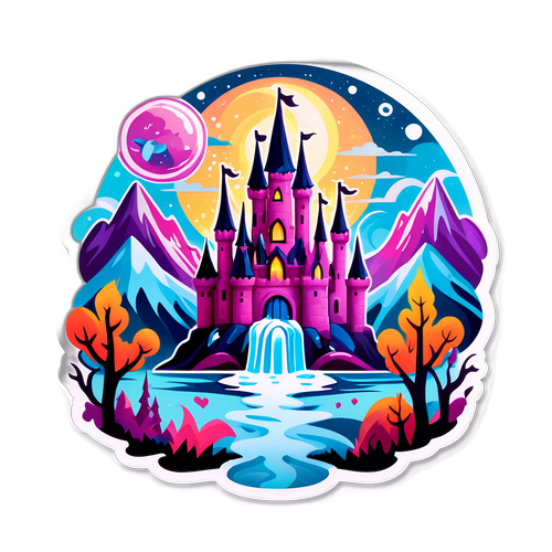 Magical Castle at Dawn