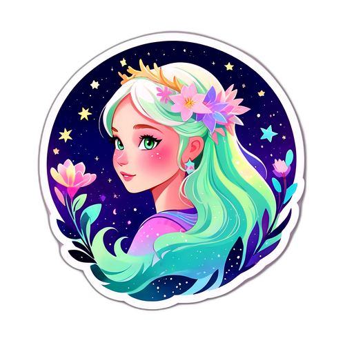 Ethereal Aurora Sticker