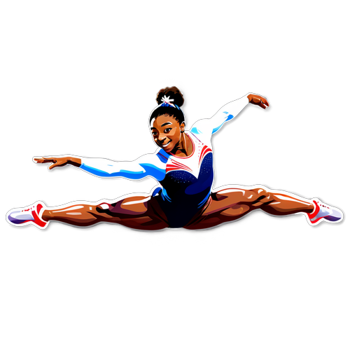 Sumabog na Lakas at Ganda: Simone Biles, Ang Babaeng Lumilipad sa Vault Gymnastics!