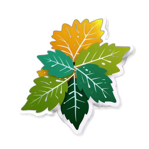 Hình ảnh lá ướt sau cơn mưa