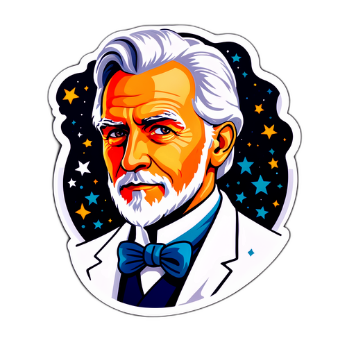 David Strelec'in Başarılarını Kutlayan Majestik Sticker