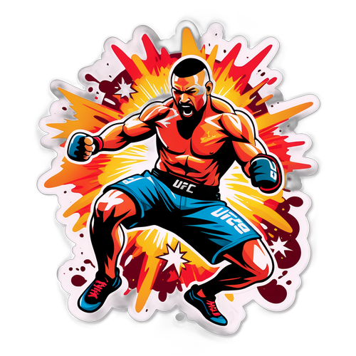 Diseño de acción de un luchador de UFC