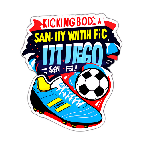 Stiker Konyol Sepatu Sepak Bola