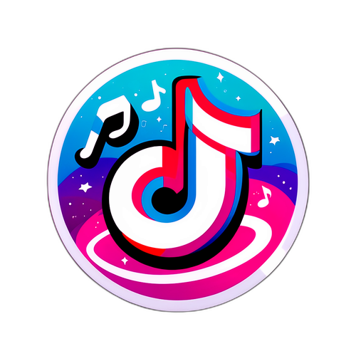 สติ๊กเกอร์ธีมเต้นรำและดนตรีจาก TikTok