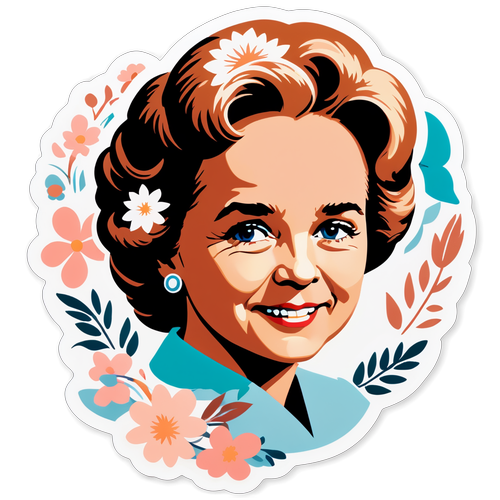 Elegant Tribute: Discover the Stunning Ethel Kennedy Sticker Everyone's Talking About!