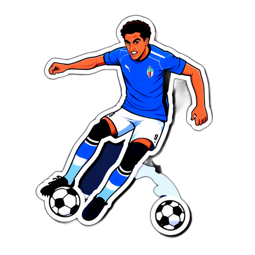 Crea un sticker de Mariano Navone en acción