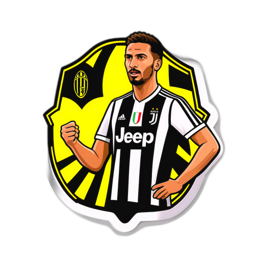 Sticker design pro zápas Juventus proti BVB