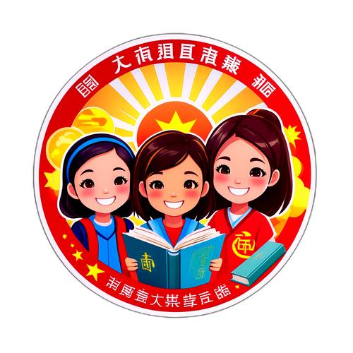 阳光下的中国留学生