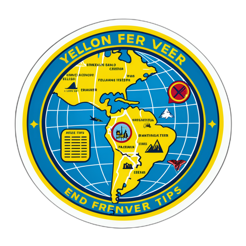 Stickers Educativos sobre la Fiebre Amarilla