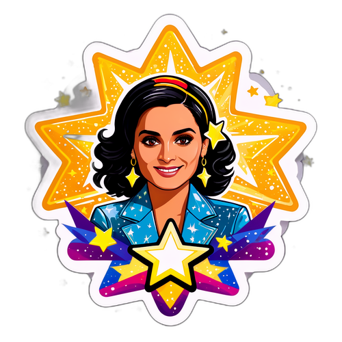 Glittrande stjärna som symboliserar 'Nelly Furtado 2025'