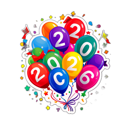 Stiker Meriah Ulang Tahun 2026