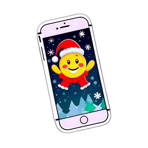 Стікери з iPhone 17 та святковими привітаннями