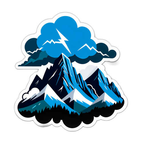 Sturm in den Dolomiten