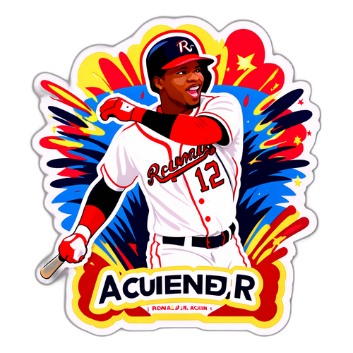 Home Run Celebration Sticker