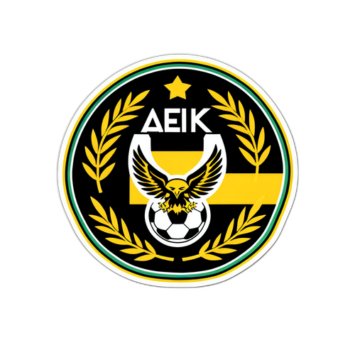 Sticker ya Nembo ya AEK Athens