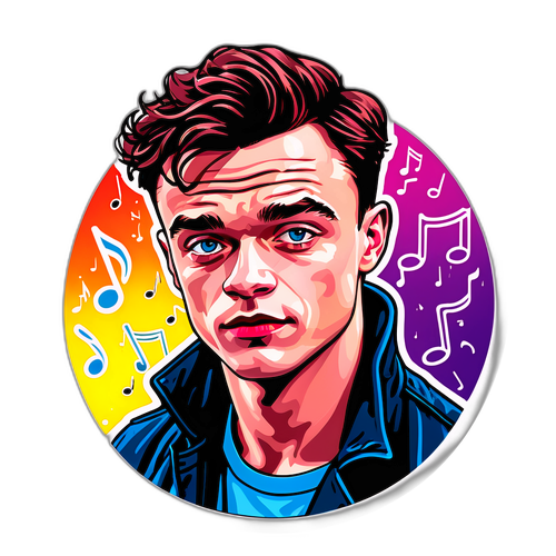 Vibrant Youthful Aesthetic Sticker